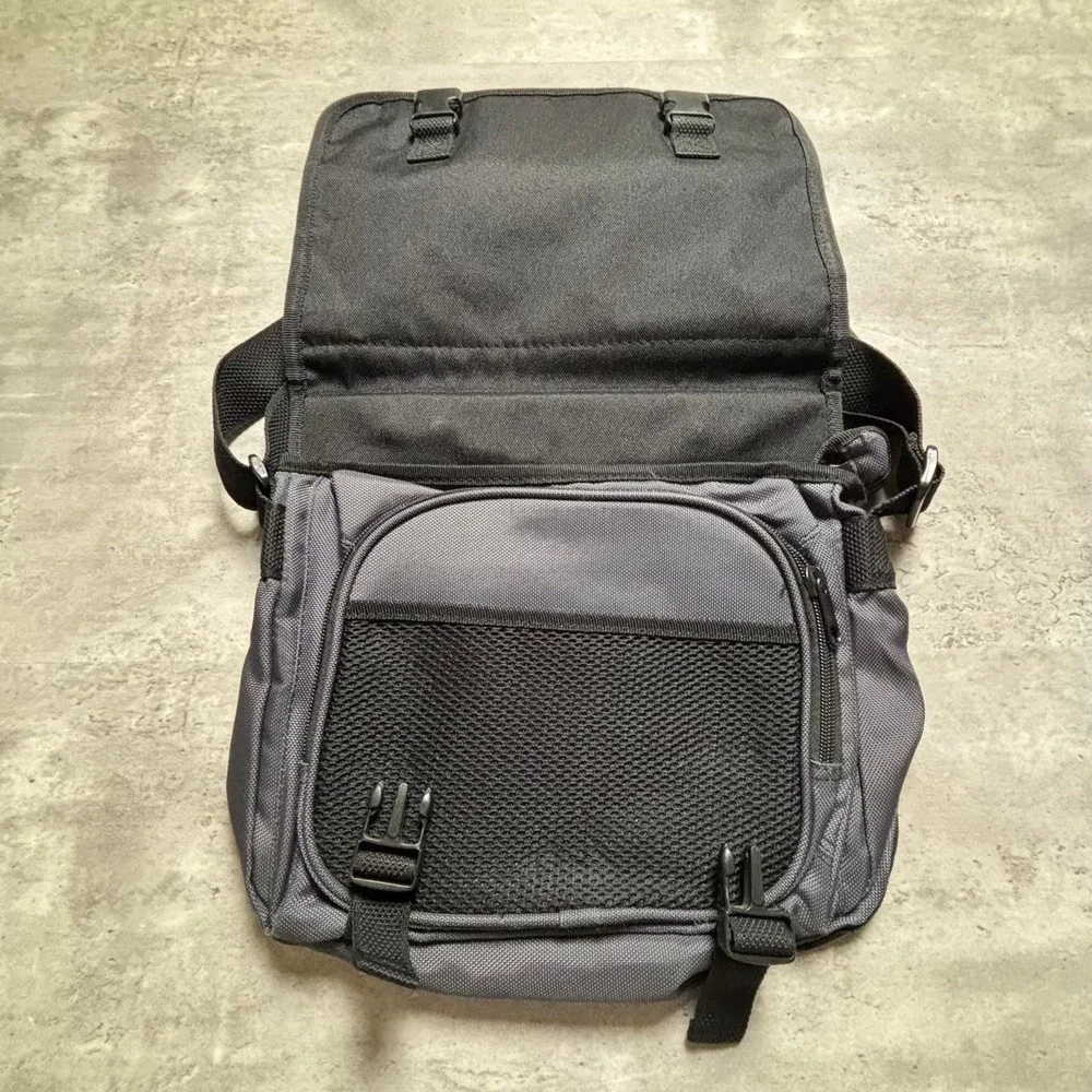 Diesel Multi Pocket Bag Mens OS Grey Vintage Japanese Messenger Bag